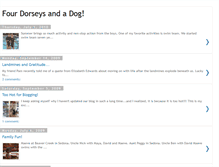 Tablet Screenshot of fourdorseysandadog.blogspot.com