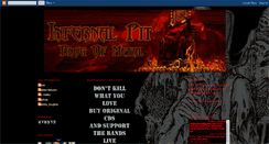 Desktop Screenshot of infernalpit666.blogspot.com