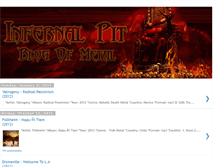 Tablet Screenshot of infernalpit666.blogspot.com