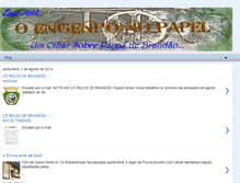 Tablet Screenshot of engenhonopapel.blogspot.com