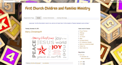 Desktop Screenshot of firstchurchkids.blogspot.com