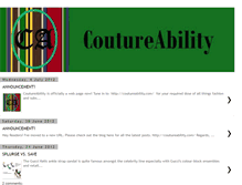 Tablet Screenshot of coutureability.blogspot.com