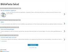 Tablet Screenshot of bibliocsalud.blogspot.com