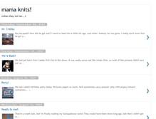 Tablet Screenshot of mama-knits.blogspot.com