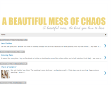 Tablet Screenshot of amessofbeautifulchaos.blogspot.com