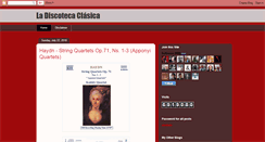 Desktop Screenshot of ladiscotecaclasica.blogspot.com