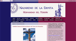 Desktop Screenshot of nazarenodelaermita.blogspot.com