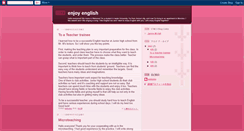 Desktop Screenshot of enjoy-english.blogspot.com