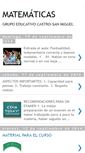 Mobile Screenshot of matematicascastrosanmiguel.blogspot.com