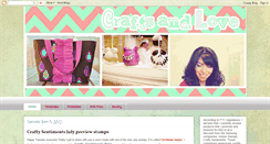 Desktop Screenshot of craftsandlove.blogspot.com