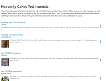 Tablet Screenshot of heavenlycakesfeedback.blogspot.com