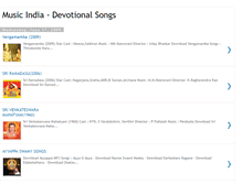 Tablet Screenshot of musicindia4all-devotionalsongs.blogspot.com