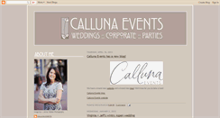 Desktop Screenshot of callunaevents.blogspot.com