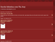 Tablet Screenshot of escolasabatinatiajosy.blogspot.com