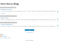 Tablet Screenshot of mariamarcusblogg.blogspot.com