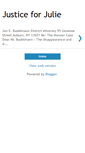 Mobile Screenshot of justice-forjulie.blogspot.com