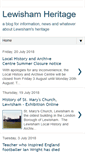 Mobile Screenshot of lewishamheritage.blogspot.com