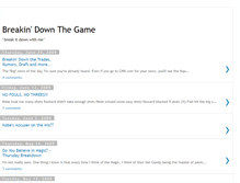 Tablet Screenshot of breakindownthegame.blogspot.com