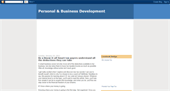 Desktop Screenshot of personalbusinessdevelopment.blogspot.com