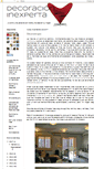 Mobile Screenshot of decoracioninexperta.blogspot.com