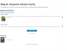 Tablet Screenshot of alejandramendezgarita.blogspot.com