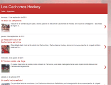 Tablet Screenshot of loscachorroshockey.blogspot.com