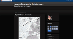 Desktop Screenshot of geograficamentehablando.blogspot.com