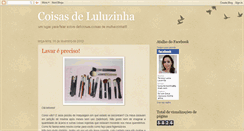 Desktop Screenshot of coisasdeluluzinha-luiza.blogspot.com