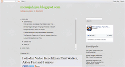 Desktop Screenshot of menujuhijau.blogspot.com