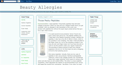 Desktop Screenshot of beautyallergies.blogspot.com