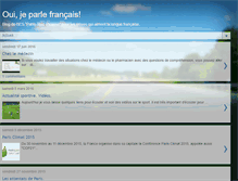 Tablet Screenshot of oui-jeparle.blogspot.com