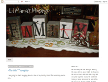 Tablet Screenshot of lilmamasmusings.blogspot.com