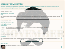 Tablet Screenshot of mizzou4movember.blogspot.com