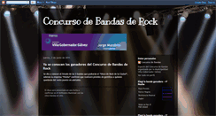 Desktop Screenshot of concursodebandasderock.blogspot.com