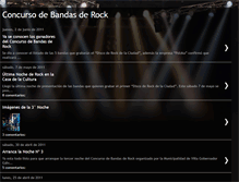 Tablet Screenshot of concursodebandasderock.blogspot.com