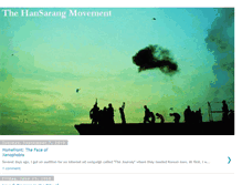 Tablet Screenshot of hansarangmovement.blogspot.com