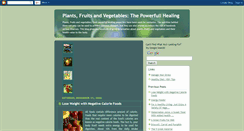 Desktop Screenshot of fruitvegihealing.blogspot.com