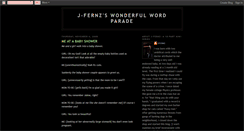 Desktop Screenshot of jfernz.blogspot.com