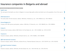 Tablet Screenshot of bulgarianinsurancecompanies.blogspot.com