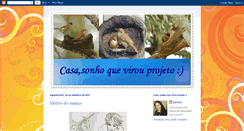 Desktop Screenshot of casa-sonhoquevirouprojetodt.blogspot.com
