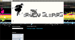 Desktop Screenshot of crazysleepers.blogspot.com