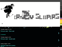 Tablet Screenshot of crazysleepers.blogspot.com