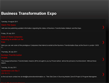 Tablet Screenshot of businesstransformationexpo.blogspot.com