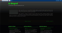 Desktop Screenshot of elblogroll.blogspot.com