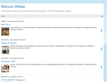 Tablet Screenshot of marcusweber.blogspot.com