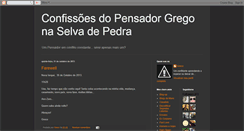 Desktop Screenshot of greekthinker.blogspot.com