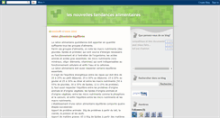 Desktop Screenshot of nouvellestendancesalimentaires.blogspot.com