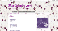 Desktop Screenshot of miss-santee-spot.blogspot.com