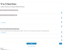 Tablet Screenshot of 9to5nutrition.blogspot.com