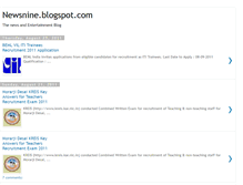 Tablet Screenshot of newsnine.blogspot.com